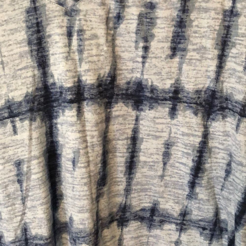 Style & Co Blue Tie Dye Plus Sized Tee Shirt 2X - Picture 6 of 12